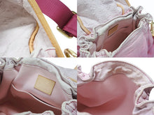 画像をギャラリービューアに読み込む, 極美品 LOUIS VUITTON ルイヴィトン ショルダーバッグ モノグラムデニムサンシャイン M93183 ピンク ホワイト ゴールド金具 中古 4b007598