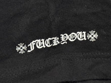 画像をギャラリービューアに読み込む, 極美品 CHROME HEARTS クロムハーツ V字ネック 半袖Ｔシャツ ホースシュー U.S.A製 コットン ブラック ホワイト サイズS 中古 4b007600