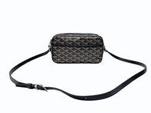 Load image into Gallery viewer, 極美品 GOYARD ゴヤール カップヴェールPMバッグ ショルダーバッグ CAPVE2PMLTY01CL01P ブラック PVC レザー シルバー金具 中古 4c076223