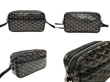 Load image into Gallery viewer, 極美品 GOYARD ゴヤール カップヴェールPMバッグ ショルダーバッグ CAPVE2PMLTY01CL01P ブラック PVC レザー シルバー金具 中古 4c076223