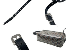 Load image into Gallery viewer, 極美品 GOYARD ゴヤール カップヴェールPMバッグ ショルダーバッグ CAPVE2PMLTY01CL01P ブラック PVC レザー シルバー金具 中古 4c076223