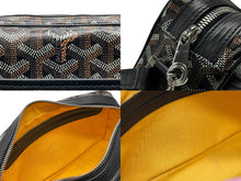 Load image into Gallery viewer, 極美品 GOYARD ゴヤール カップヴェールPMバッグ ショルダーバッグ CAPVE2PMLTY01CL01P ブラック PVC レザー シルバー金具 中古 4c076223