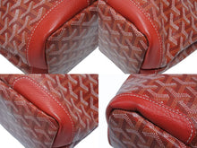 Load image into Gallery viewer, 極美品 GOYARD ゴヤール グレナディン ワンショルダーバッグ LUY020131 レザー PVC レッド シルバー金具 中古 4b007607