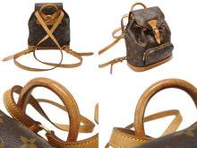 画像をギャラリービューアに読み込む, LOUIS VUITTON ルイヴィトン ミニモンスリ リュック バックパック M51137 モノグラム ブラウン 美品 中古 4b007608