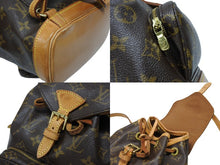 画像をギャラリービューアに読み込む, LOUIS VUITTON ルイヴィトン ミニモンスリ リュック バックパック M51137 モノグラム ブラウン 美品 中古 4b007608