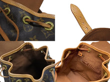画像をギャラリービューアに読み込む, LOUIS VUITTON ルイヴィトン ミニモンスリ リュック バックパック M51137 モノグラム ブラウン 美品 中古 4b007608