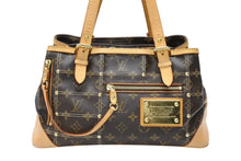 Load image into Gallery viewer, LOUIS VUITTON ルイヴィトン ハンドバッグ リヴェット PVCキャンバス M40140 ブラウン ゴールド金具 中古 美品 中古 4b007610