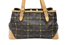 Load image into Gallery viewer, LOUIS VUITTON ルイヴィトン ハンドバッグ リヴェット PVCキャンバス M40140 ブラウン ゴールド金具 中古 美品 中古 4b007610