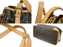 Load image into Gallery viewer, LOUIS VUITTON ルイヴィトン ハンドバッグ リヴェット PVCキャンバス M40140 ブラウン ゴールド金具 中古 美品 中古 4b007610