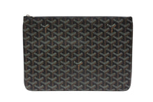 Load image into Gallery viewer, 極美品 GOYARD ゴヤール セナMM クラッチバッグ SENAT2MMLTY01CL03P ブラック ブラウン PVC レザー 中古 4b007612