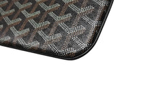 Load image into Gallery viewer, 極美品 GOYARD ゴヤール セナMM クラッチバッグ SENAT2MMLTY01CL03P ブラック ブラウン PVC レザー 中古 4b007612