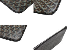 Load image into Gallery viewer, 極美品 GOYARD ゴヤール セナMM クラッチバッグ SENAT2MMLTY01CL03P ブラック ブラウン PVC レザー 中古 4b007612