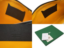 Load image into Gallery viewer, 極美品 GOYARD ゴヤール セナMM クラッチバッグ SENAT2MMLTY01CL03P ブラック ブラウン PVC レザー 中古 4b007612