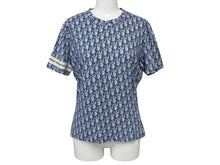 画像をギャラリービューアに読み込む, 極美品 Christian Dior クリスチャンディオール 半袖Tシャツ 2P12155050 サイズ42 トロッター柄 ネイビー ガリアーノ期 中古 4b007613