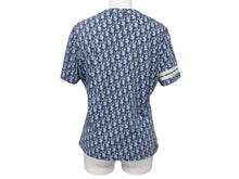 画像をギャラリービューアに読み込む, 極美品 Christian Dior クリスチャンディオール 半袖Tシャツ 2P12155050 サイズ42 トロッター柄 ネイビー ガリアーノ期 中古 4b007613