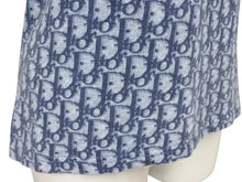 画像をギャラリービューアに読み込む, 極美品 Christian Dior クリスチャンディオール 半袖Tシャツ 2P12155050 サイズ42 トロッター柄 ネイビー ガリアーノ期 中古 4b007613