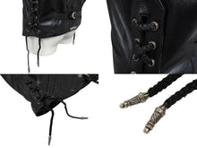 画像をギャラリービューアに読み込む, 極美品 CHROME HEARTS クロムハーツ 6BTN ZIP FRNT VEST レザーベスト サイズM スペシャルオーダー オールドクロス FUCK YOU 中古 4b007635