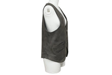 画像をギャラリービューアに読み込む, 極美品 CHROME HEARTS クロムハーツ CLASSIC 2B SUD VEST クラシック2Bスウェードベスト サイズS クロスボールボタン カーキ系 中古 4b007636