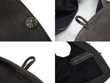画像をギャラリービューアに読み込む, 極美品 CHROME HEARTS クロムハーツ CLASSIC 2B SUD VEST クラシック2Bスウェードベスト サイズS クロスボールボタン カーキ系 中古 4b007636