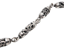 画像をギャラリービューアに読み込む, CHROME HEARTS クロムハーツ ケルティックローラーウォレットチェーン 1クリップ フローラルボール 7リンク 約164.9g 美品 中古 4b007639