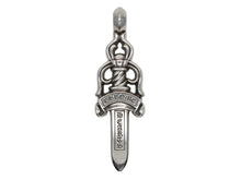 画像をギャラリービューアに読み込む, 極美品 CHROME HEARTS クロムハーツ Large Dagger ラージ ダガー 希少 ペンダント チャーム 重量約168g .925刻印 シルバー925 中古 4b007641