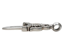 画像をギャラリービューアに読み込む, 極美品 CHROME HEARTS クロムハーツ Large Dagger ラージ ダガー 希少 ペンダント チャーム 重量約168g .925刻印 シルバー925 中古 4b007641