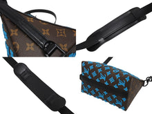 画像をギャラリービューアに読み込む, 極美品 LOUIS VUITTON ルイヴィトン トリアングルメッセンジャーバッグ M45078 モノグラムタフタージュ 中古 4b007642