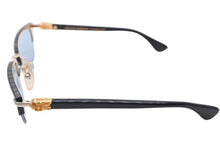 画像をギャラリービューアに読み込む, 極美品 CHROME HEARTS クロムハーツ SUGAR WALLS シュガーウォール サングラス JAPAN製 ブラック ゴールド金具 サイズ54◻︎10 143 中古 4b007643