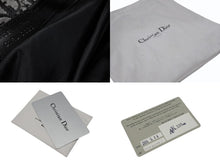 Load image into Gallery viewer, Christian Dior クリスチャンディオール ガリアーノ期 トロッター サドルバッグ ブラック シルバー金具 ロゴ 美品 中古 4b007644