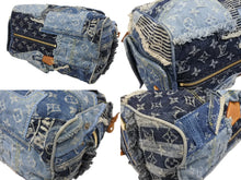 画像をギャラリービューアに読み込む, LOUIS VUITTON ルイヴィトン スピーディ30 ハンドバッグ M95380 モノグラムデニム パッチワーク ブルー 美品 中古 4b007647