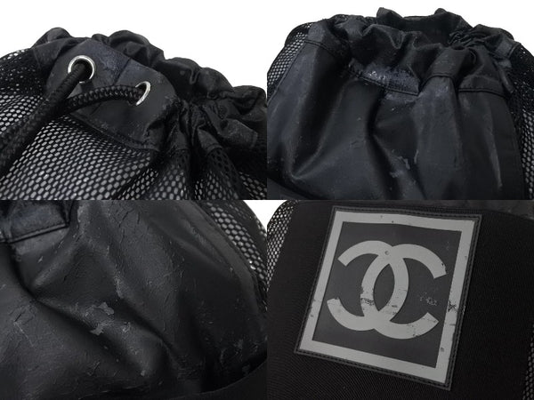 新品未使用 CHANEL シャネル スポーツライン BASKETBALL バスケットボール ココマーク ブラック グレー ゴム ロゴ 7号球 中古 4b000765
