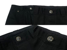 画像をギャラリービューアに読み込む, 新品同様 CHROME HEARTS クロムハーツ CARPENTER DOUBLE KNEE カーペンター ダブルニーパンツ サイズ30 クロスボール セメタリー クロスパッチ 中古 4b007651