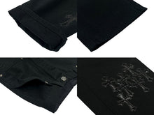 画像をギャラリービューアに読み込む, 新品同様 CHROME HEARTS クロムハーツ CARPENTER DOUBLE KNEE カーペンター ダブルニーパンツ サイズ30 クロスボール セメタリー クロスパッチ 中古 4b007651