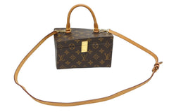 LOUIS VUITTON ルイヴィトン ツイステッドボックス 2WAYバッグ M40275 フランクゲーリー ブラウン ゴールド 美品 中古 4b007653