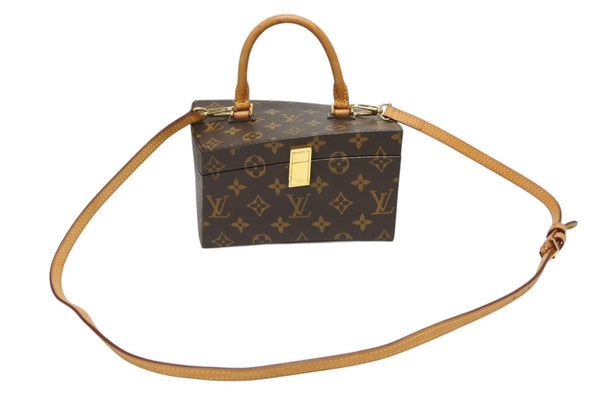 LOUIS VUITTON ルイヴィトン ツイステッドボックス 2WAYバッグ M40275 フランクゲーリー ブラウン ゴールド 美品 中古 4b007653