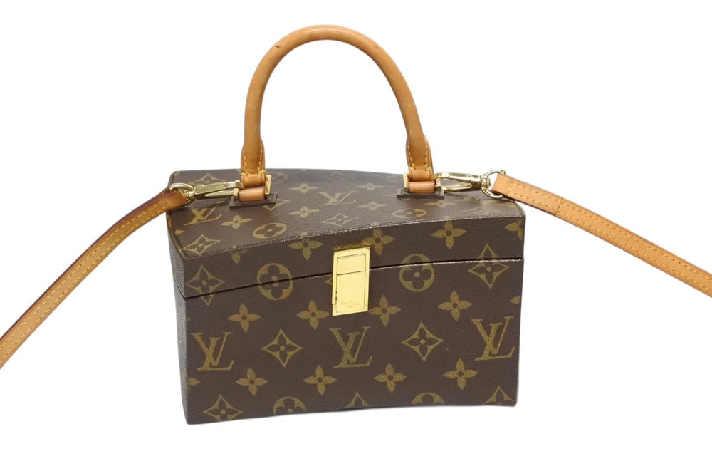 LOUIS VUITTON ルイヴィトン ツイステッドボックス 2WAYバッグ M40275 フランクゲーリー ブラウン ゴールド 美品 中古 4b007653