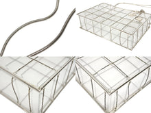 画像をギャラリービューアに読み込む, CHANEL シャネル ココマーク アイコン アクリル ボックス ビーズ チェーンショルダーバッグ クリア 美品 中古 4b007655