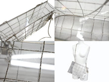 画像をギャラリービューアに読み込む, CHANEL シャネル ココマーク アイコン アクリル ボックス ビーズ チェーンショルダーバッグ クリア 美品 中古 4b007655