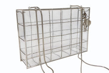 画像をギャラリービューアに読み込む, CHANEL シャネル ココマーク アイコン アクリル ボックス ビーズ チェーンショルダーバッグ クリア 美品 中古 4b007655