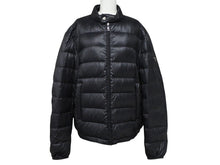 画像をギャラリービューアに読み込む, 極美品 PRADA プラダ トライアングルロゴ ダウンジャケット SGA462 ブラック ナイロン サイズ52 中古 4b007658