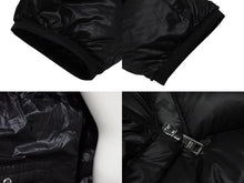 画像をギャラリービューアに読み込む, 極美品 PRADA プラダ トライアングルロゴ ダウンジャケット SGA462 ブラック ナイロン サイズ52 中古 4b007658