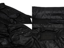画像をギャラリービューアに読み込む, 極美品 PRADA プラダ トライアングルロゴ ダウンジャケット SGA462 ブラック ナイロン サイズ52 中古 4b007658