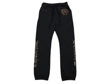 画像をギャラリービューアに読み込む, 新品未使用 CHROME HEARTS クロムハーツ 1988 SWEATPANTS 1988 スウェットパンツ サイズXS ブロンズ グリッタープリント 中古 4b007662