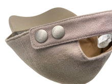 画像をギャラリービューアに読み込む, HERMES エルメス ライリー キャップ セリエボタン Hロゴ刺繍 ベージュ カシミヤ コットン シルク 59 634363N 良品 中古 4b007665