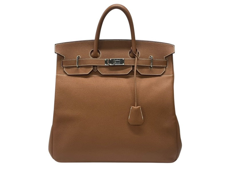 極美品 HERMES エルメス オータクロア40 ハンドバッグ ゴールド トゴ K