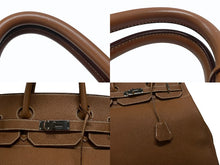 画像をギャラリービューアに読み込む, 極美品 HERMES エルメス オータクロア40 ハンドバッグ ゴールド トゴ K刻印 2025年 シルバー金具 中古 4b007667