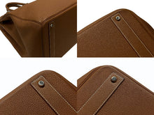 画像をギャラリービューアに読み込む, 極美品 HERMES エルメス オータクロア40 ハンドバッグ ゴールド トゴ K刻印 2025年 シルバー金具 中古 4b007667