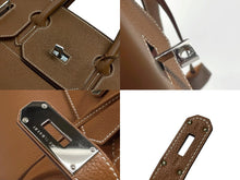 画像をギャラリービューアに読み込む, 極美品 HERMES エルメス オータクロア40 ハンドバッグ ゴールド トゴ K刻印 2025年 シルバー金具 中古 4b007667