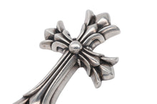 画像をギャラリービューアに読み込む, CHROME HEARTS クロムハーツ ダブルCHクロス ラージ ペンダントトップ チャーム 重量約102g 2011/.925刻印 シルバー925 美品 中古 4b007668