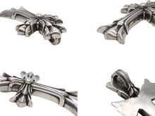画像をギャラリービューアに読み込む, CHROME HEARTS クロムハーツ ダブルCHクロス ラージ ペンダントトップ チャーム 重量約102g 2011/.925刻印 シルバー925 美品 中古 4b007668